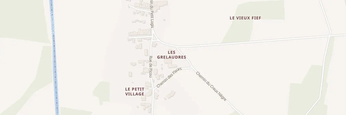 Plan du 2 Che du Creux Nègre à Trizay
