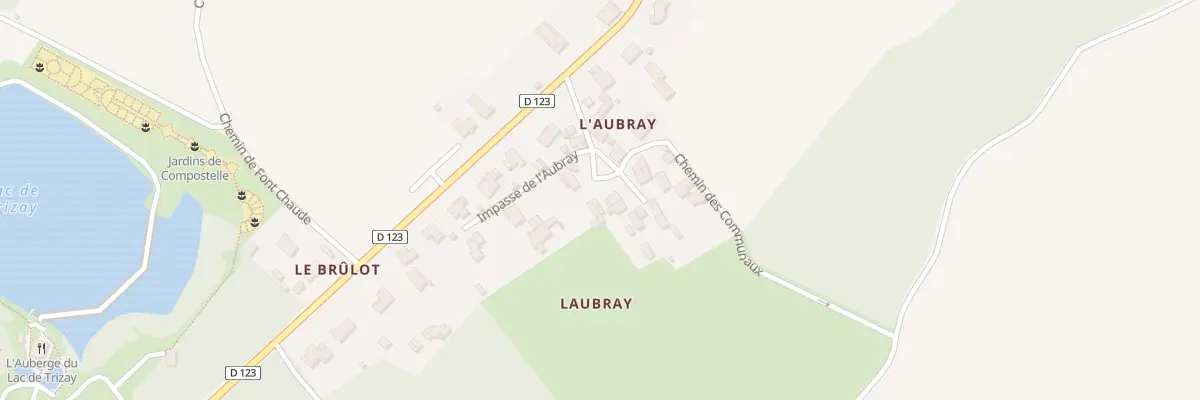 Plan du 12 Rue de l’Aubray à Trizay