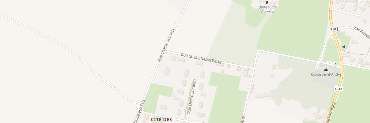 Plan du 5194 Che de la Chasse Bertin à Vierville-sur-Mer