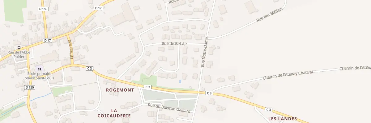 Plan du 3 Rue des Barrières à Montrevault-sur-Èvre