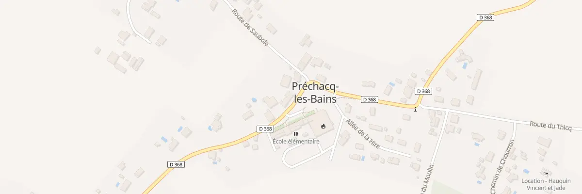 Plan du 36 Rte de l’Eglise à Préchacq-les-Bains