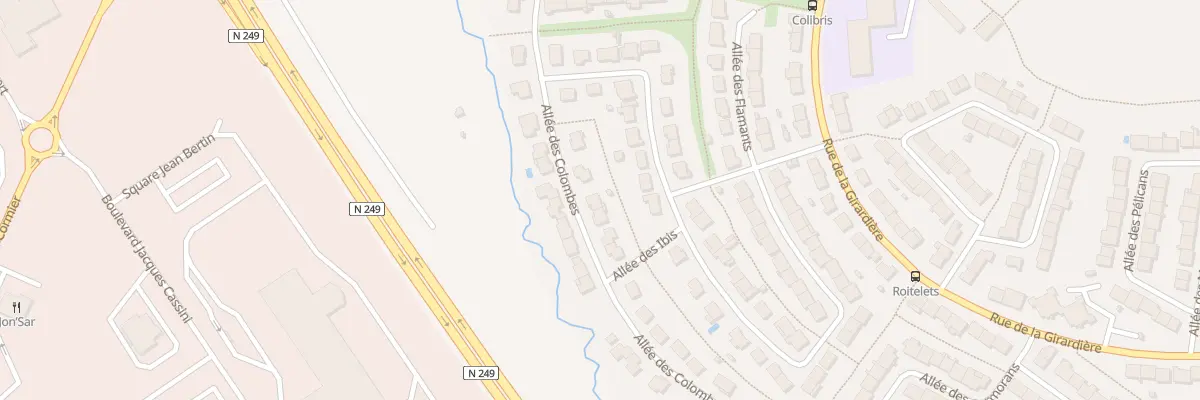 Plan du 21 All des Colombes à Cholet