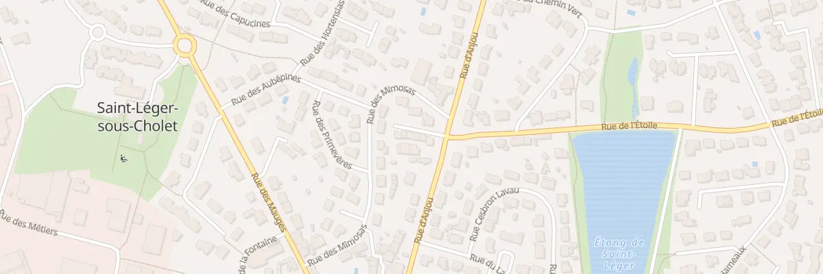 Plan du 7 Rue du Pre Archer à Saint-Léger-sous-Cholet