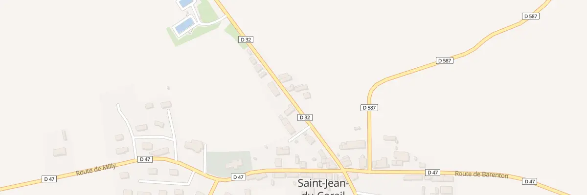 Plan du 5053 Le Bourg - Saint-Jean à Mortain-Bocage