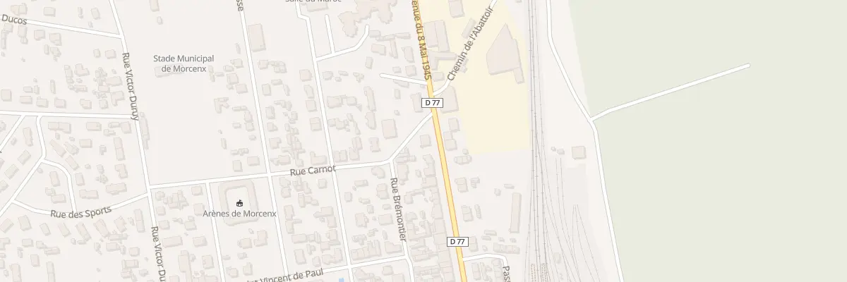 Plan du 1 Rue Carnot à Morcenx-la-Nouvelle
