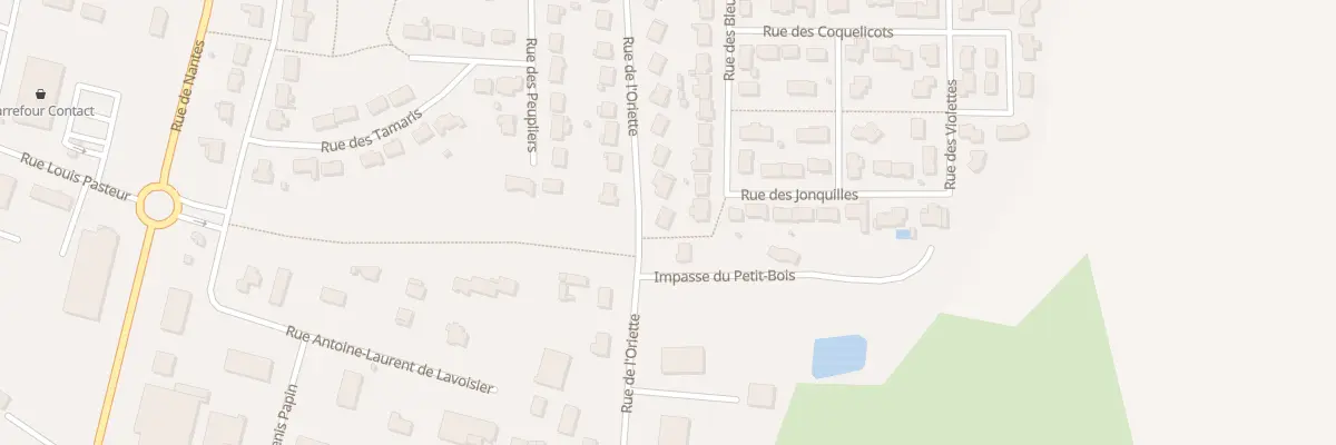 Plan du 50 Rue de l’Oriette à Cossé-le-Vivien
