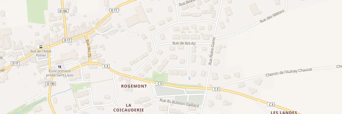 Plan du 8 Rue des Barrières à Montrevault-sur-Èvre