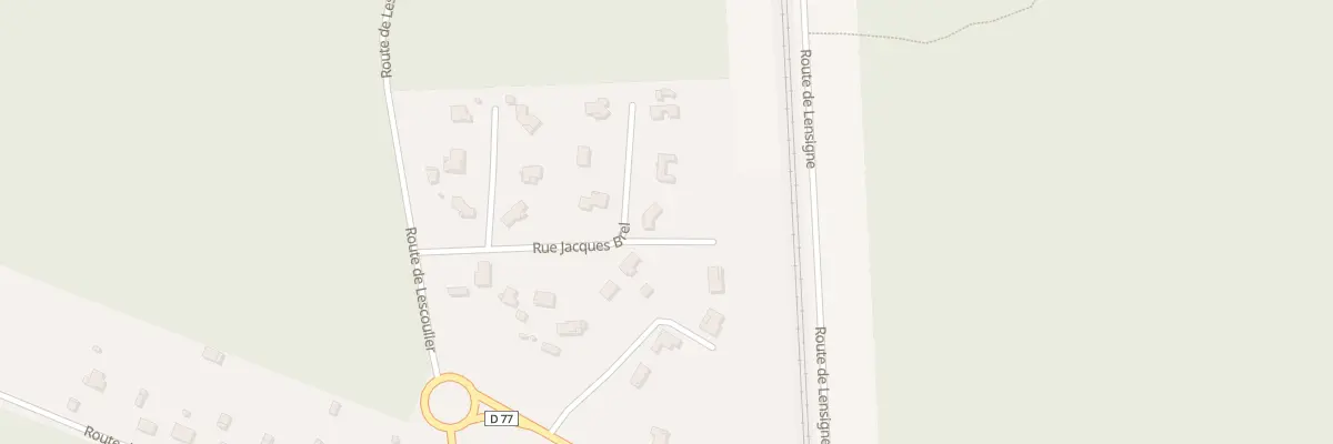 Plan du 14 Rue Jacques Brel à Morcenx-la-Nouvelle