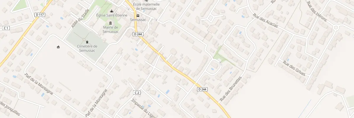 Plan du 25 Rue du Lignou à Semussac
