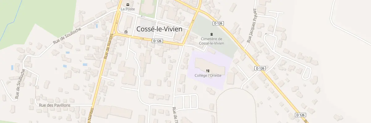 Plan du 4B Rue de l’Oriette à Cossé-le-Vivien