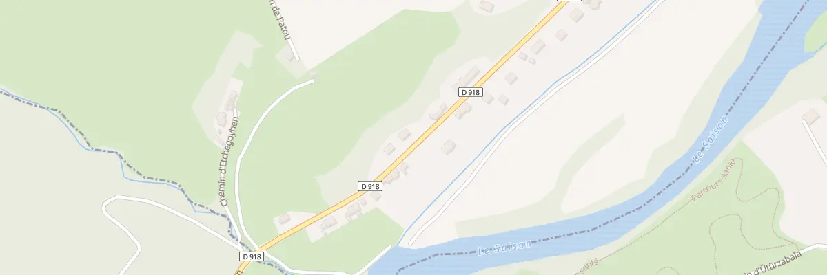 Plan du 812 Rte d’Ordiarp à Garindein