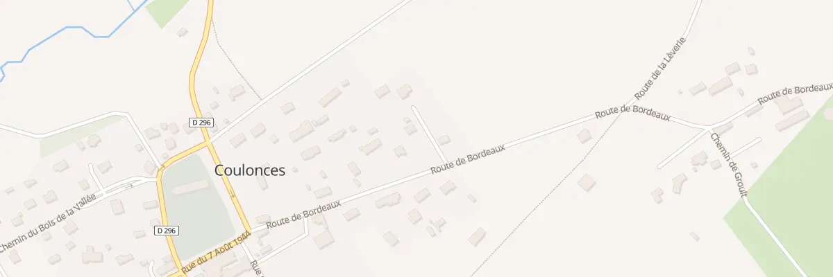 Plan du 217 Rte de Bordeaux - Coulonces à Vire Normandie