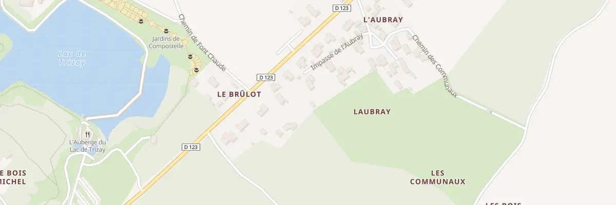 Plan du 4 Rue de l’Aubray à Trizay