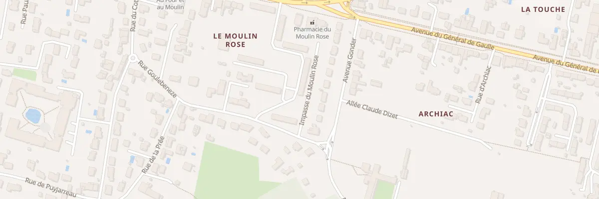 Plan du 7 Rue du Moulin Rose à Tonnay-Charente