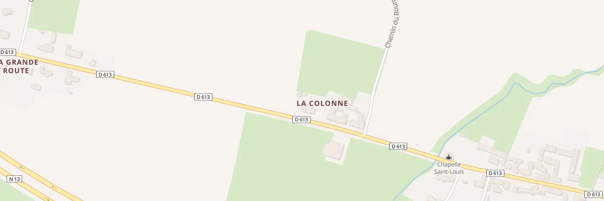 Plan du 956 Rte de l’Ancienne Voie Romaine à Formigny La Bataille