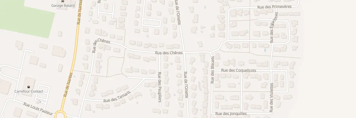 Plan du 53 Rue de l’Oriette à Cossé-le-Vivien