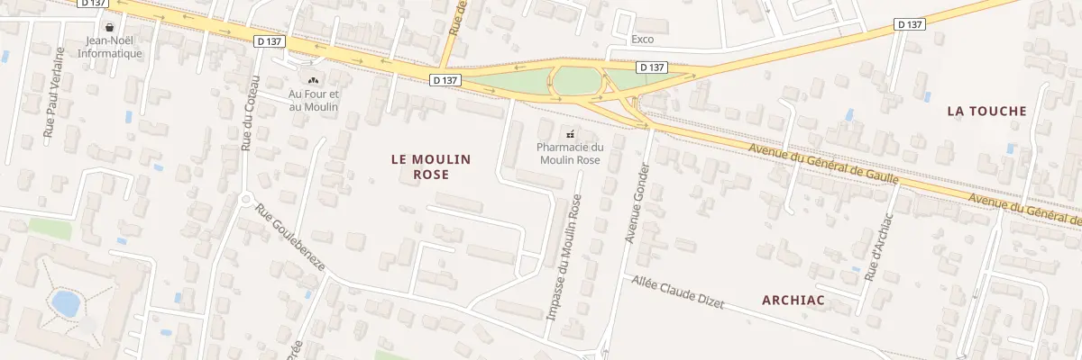 Plan du 5 Rue du Moulin Rose à Tonnay-Charente