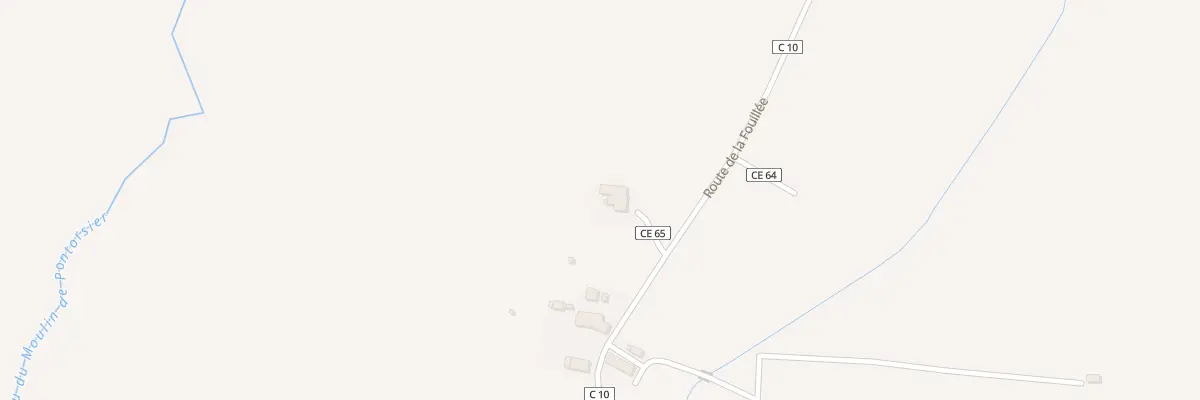 Plan du 2 Rte de la Fouillee Le Teilleul au Teilleul