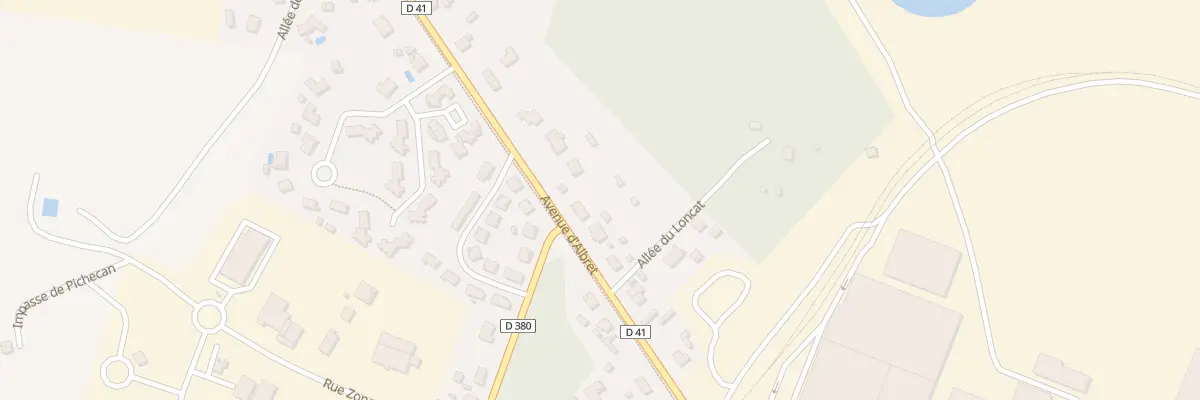 Plan du 781 Av d’Albret à Rion-des-Landes