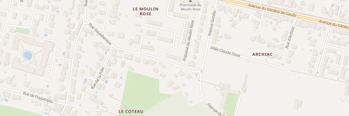 Plan du 9 Rue du Moulin Rose à Tonnay-Charente