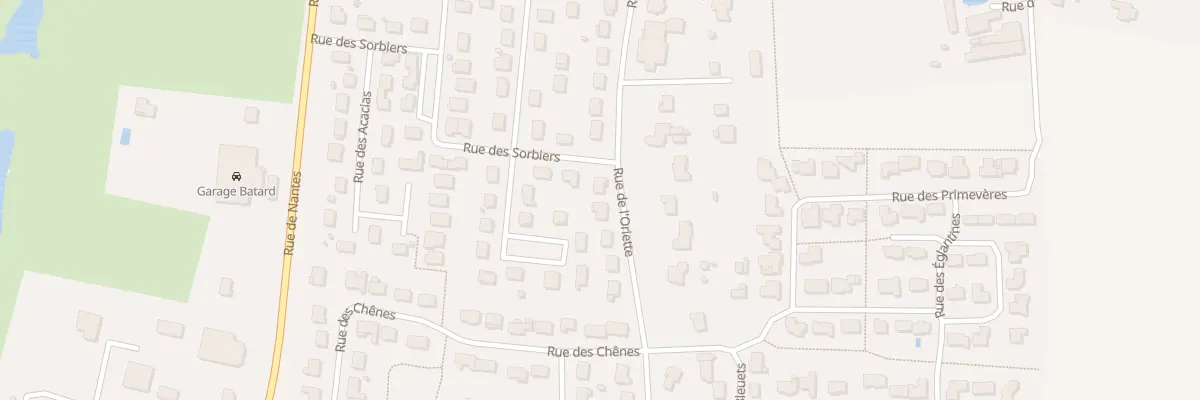 Plan du 43 Rue de l’Oriette à Cossé-le-Vivien