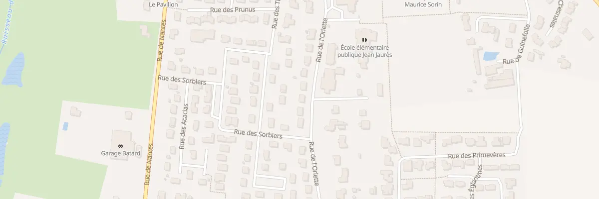 Plan du 37 Rue de l’Oriette à Cossé-le-Vivien