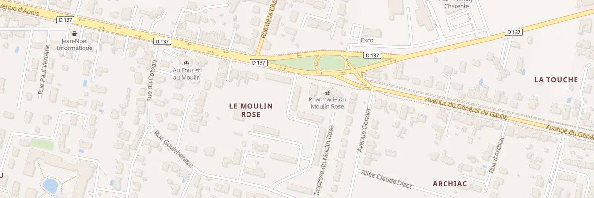 Plan du 3 Rue du Moulin Rose à Tonnay-Charente