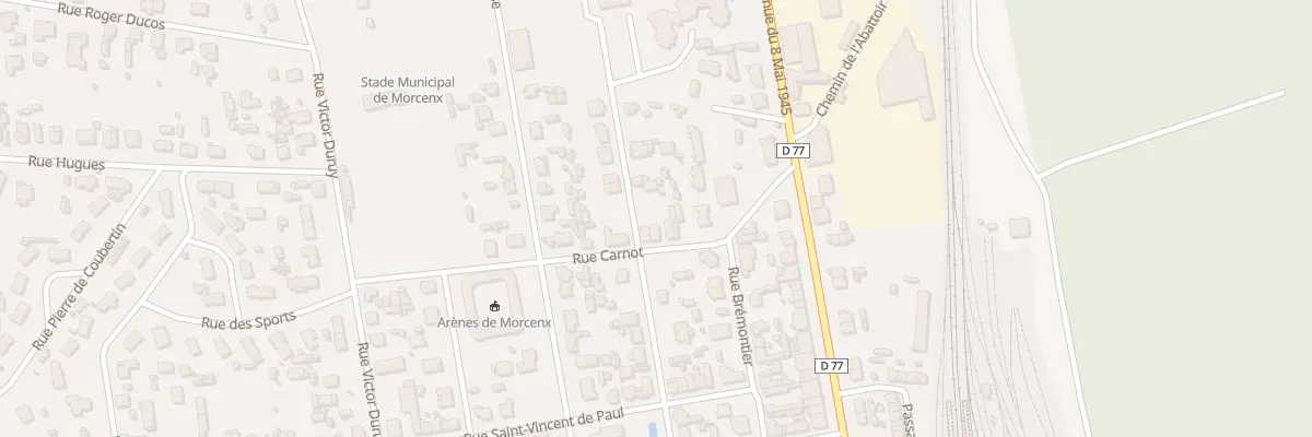 Plan du 18 Rue Carnot à Morcenx-la-Nouvelle