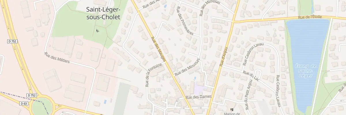 Plan du 20B Rue des Mauges à Saint-Léger-sous-Cholet