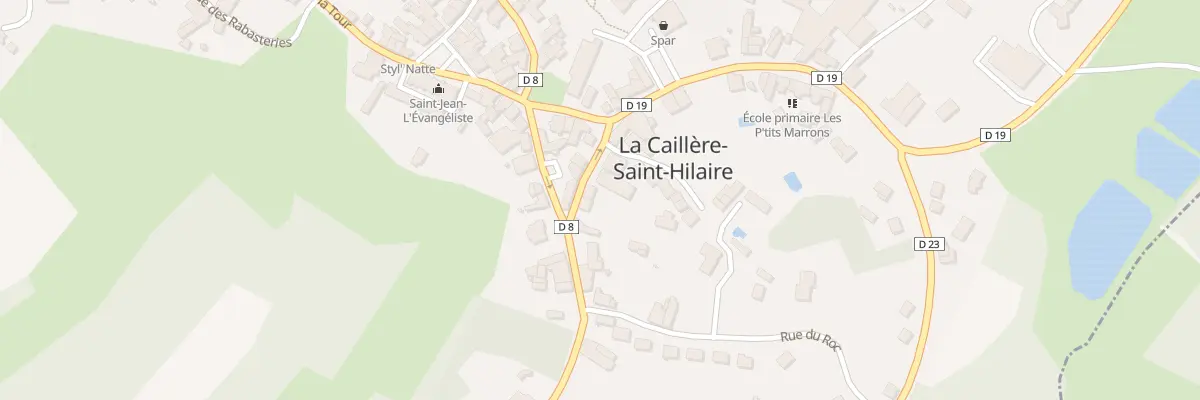 Plan du 7 Rue de la mairie à La Caillère-Saint-Hilaire