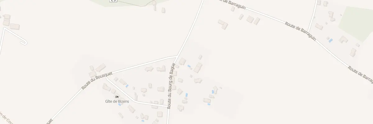 Plan du 450 Rte du Bourg de Bagué à Goos