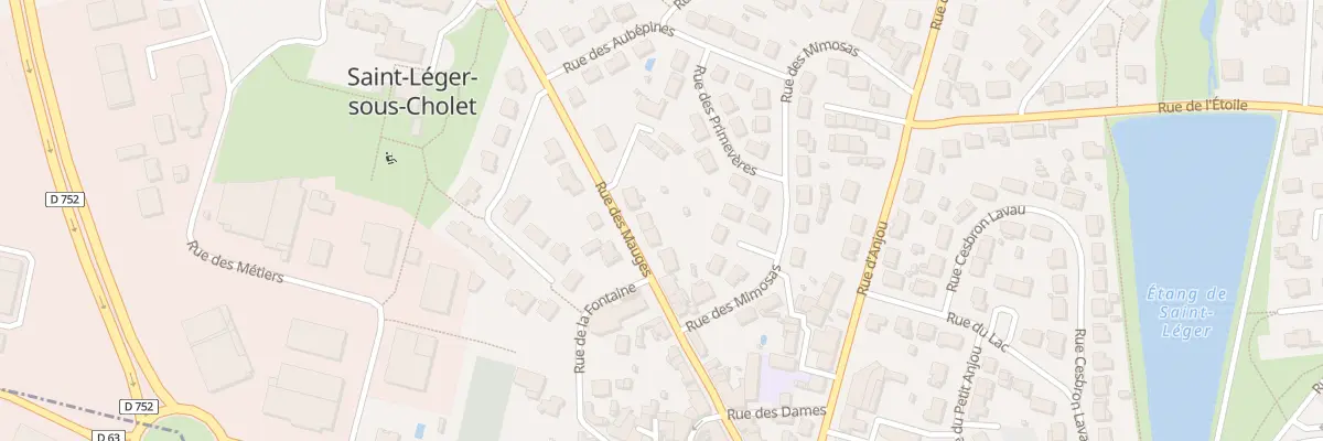 Plan du 24 Rue des Mauges à Saint-Léger-sous-Cholet