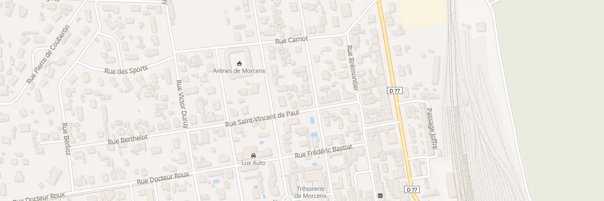Plan du 16 Rue Saint-Vincent de Paul à Morcenx-la-Nouvelle