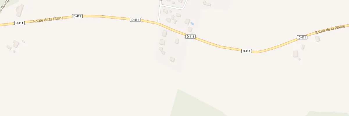 Plan de la Rue de la Plaine à Goos