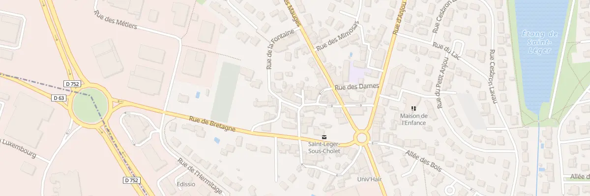 Plan du 4 Pl du Vieux Bourg à Saint-Léger-sous-Cholet