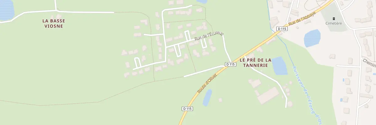 Plan du 15 Rue de l’Ecureuil à Saint-Ouën-des-Toits