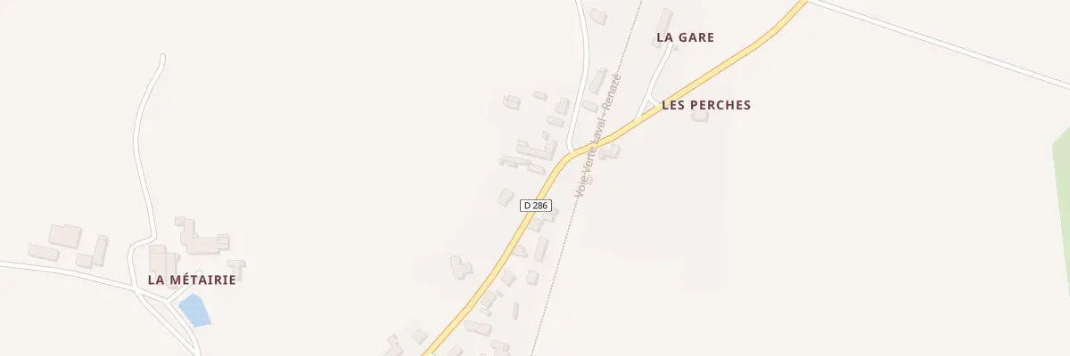 Plan du 15 Rue de la Gare à La Chapelle-Craonnaise