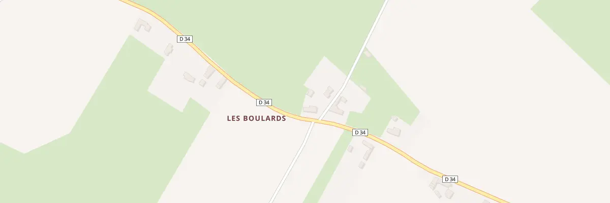 Plan du 1 Les Boulards à Bérigny