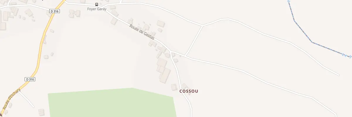 Plan du 17 Rte de Gestas à Espiute