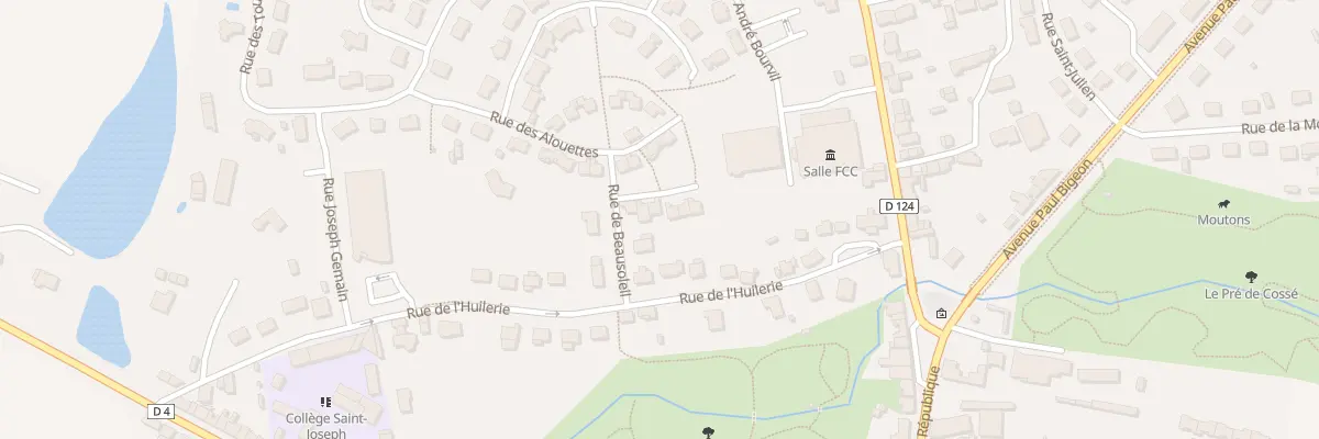 Plan du 3 All des Moineaux à Cossé-le-Vivien