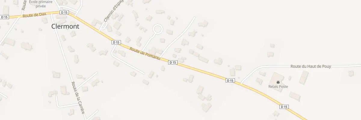Plan du 369 Rte de Pomarez à Clermont