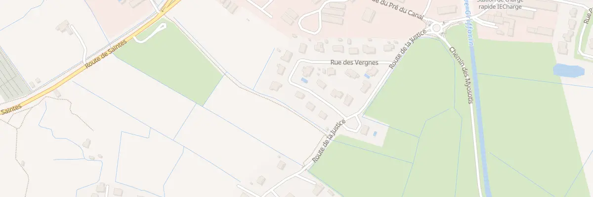 Plan du 5 Rue des Vergnes à Saujon