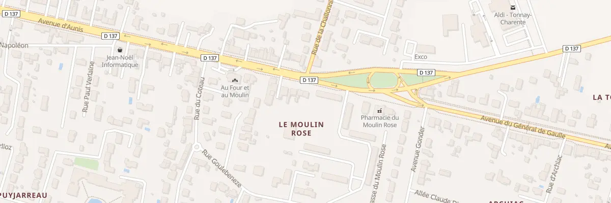 Plan du 1 Av d’Aunis à Tonnay-Charente