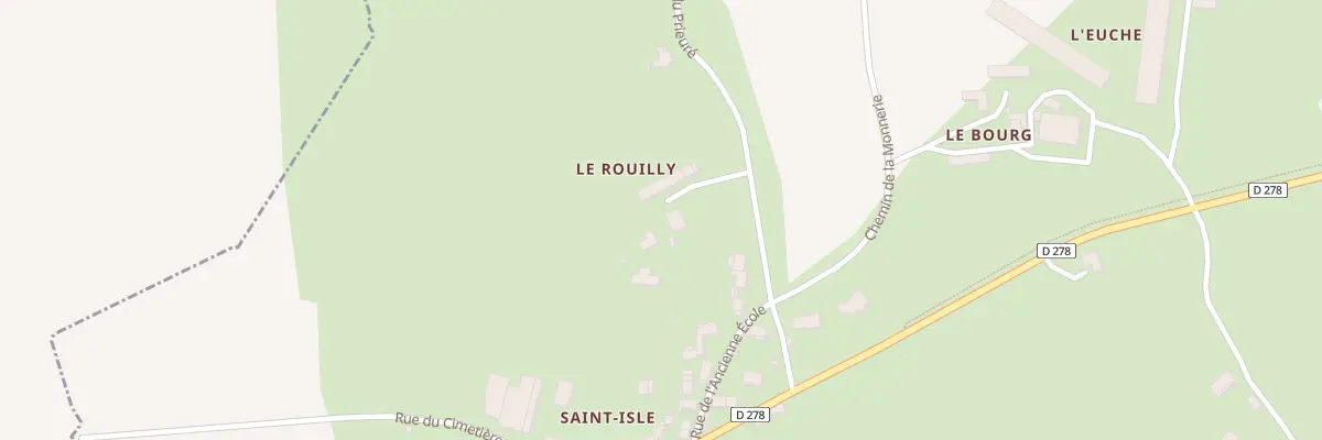 Plan du 1 Le Rouilly au Genest-Saint-Isle