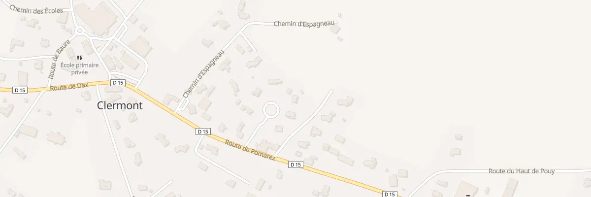 Plan du 100 All Jean Fayet à Clermont