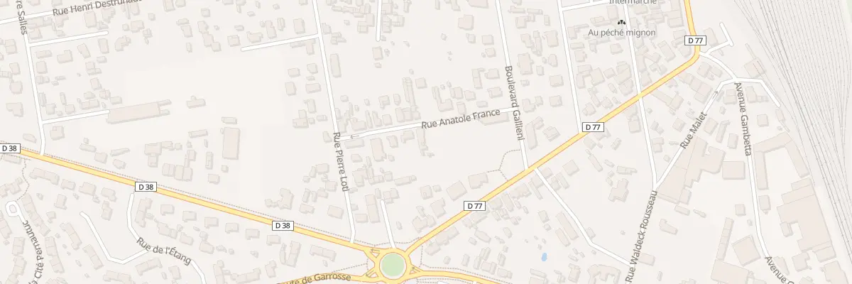 Plan du 3 Rue Anatole France à Morcenx-la-Nouvelle