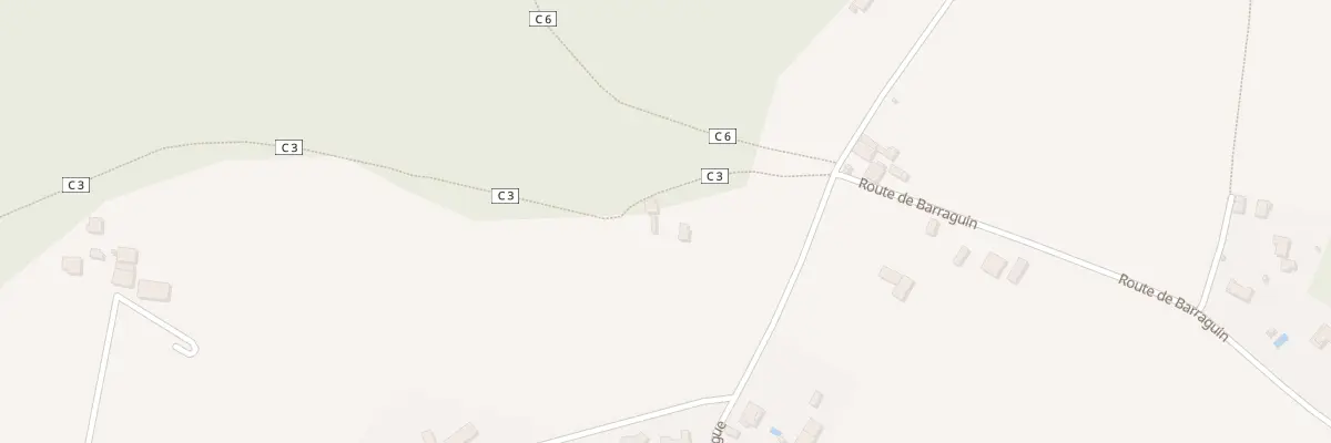 Plan du 555 Rte du Bourg de Bagué à Goos
