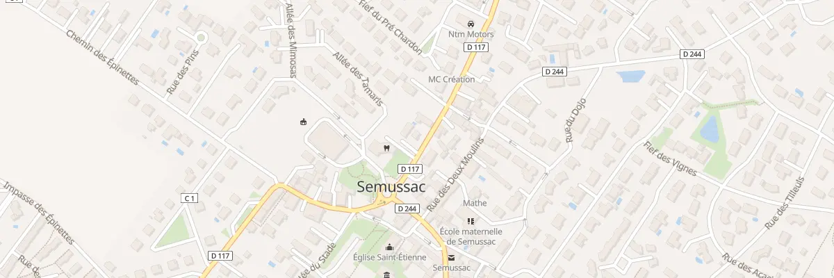 Plan du 9 Rue de Didonne à Semussac