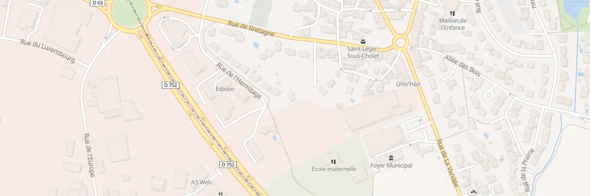 Plan du 17 Rue de l’Hermitage à Saint-Léger-sous-Cholet