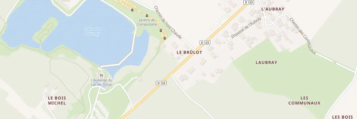 Plan du 20B Rte de Saint-Agnant à Trizay
